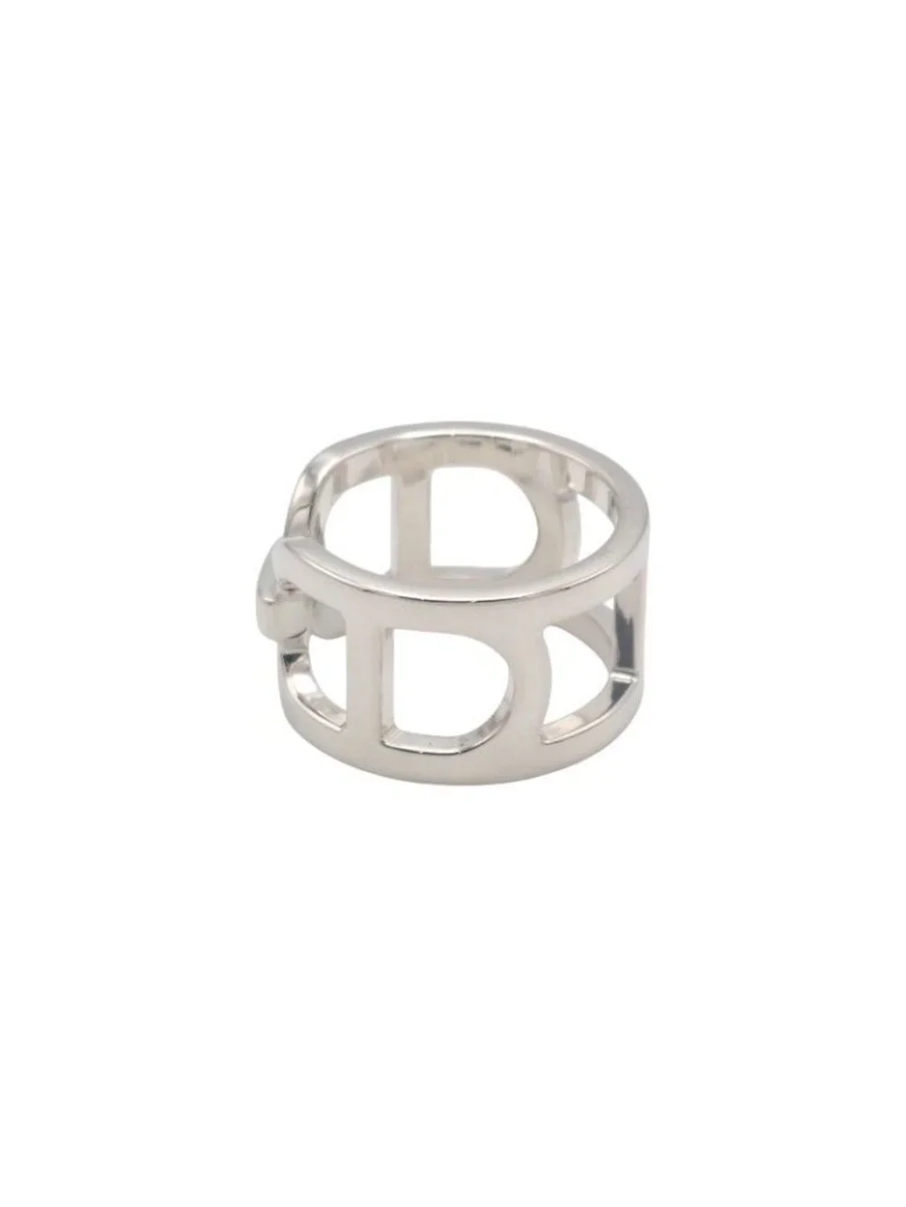 Hermes Ever Chaine D'Ancre 49 Ring 925 Sterling Silver with Simple Box